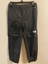 NWT Boys' The North Face Teen Antora Rain Pants Size Medium Black