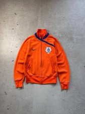 Nike Netherlands 2008-09 Track Jacket Orange Men  s S Holland Football Y2K World