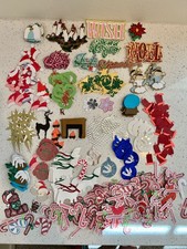 Premade Scrapbook, Photo Album, Junk Journal Cut Lot - Christmas Assortment