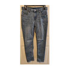 Levi's 502 Boys Tapered Blue Medium Wash Denim Jeans 16 REG W28 L30