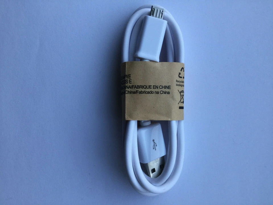White Micro USB Charge & Sync Cable for Samsung, Nokia etc - 3ft / 90cm - Image 3 of 3