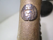 WWII JAPANESE POLICE OFFICERS FANCY PARADE SWORD & SCABBARD MON FAMILY CREST 252