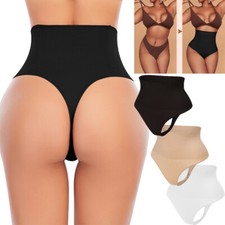 Fajas Women Smooth Thong Panties Body Shaper Underwear Tummy Control Shapewear