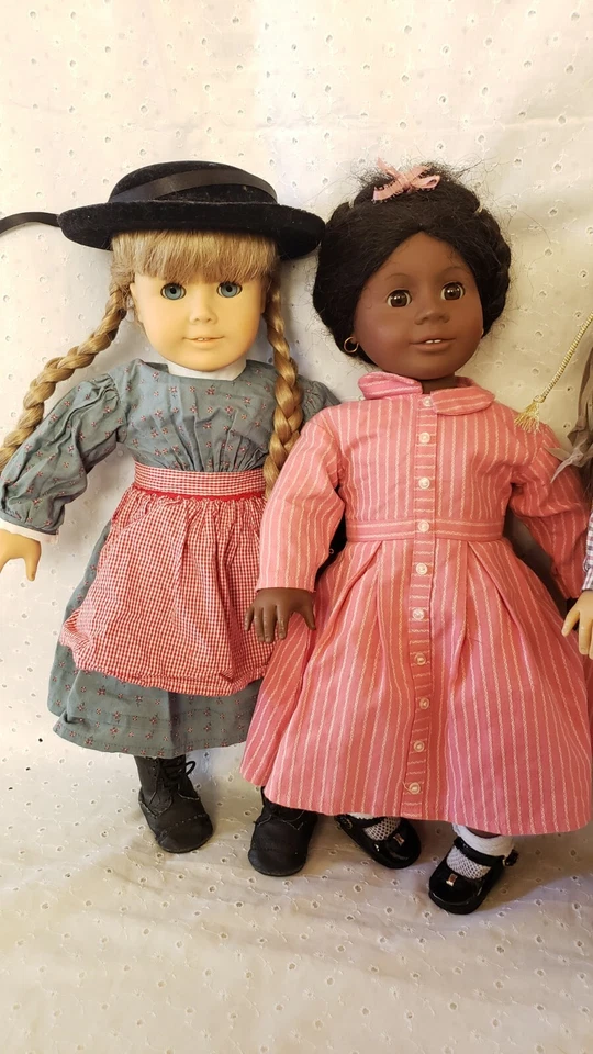 Pleasant Company American Girl Doll lote de 4 Addy, Kristen, Samantha,  Foto 3 de 4