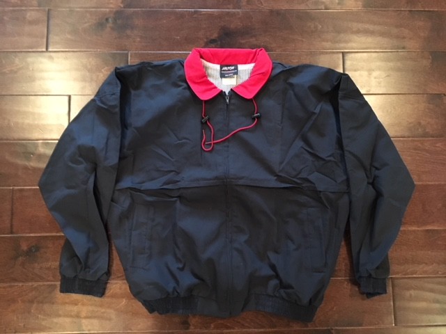 Hilton Corporate Casuals Men's Navy Blue / Red Zip Up Jacket XXL