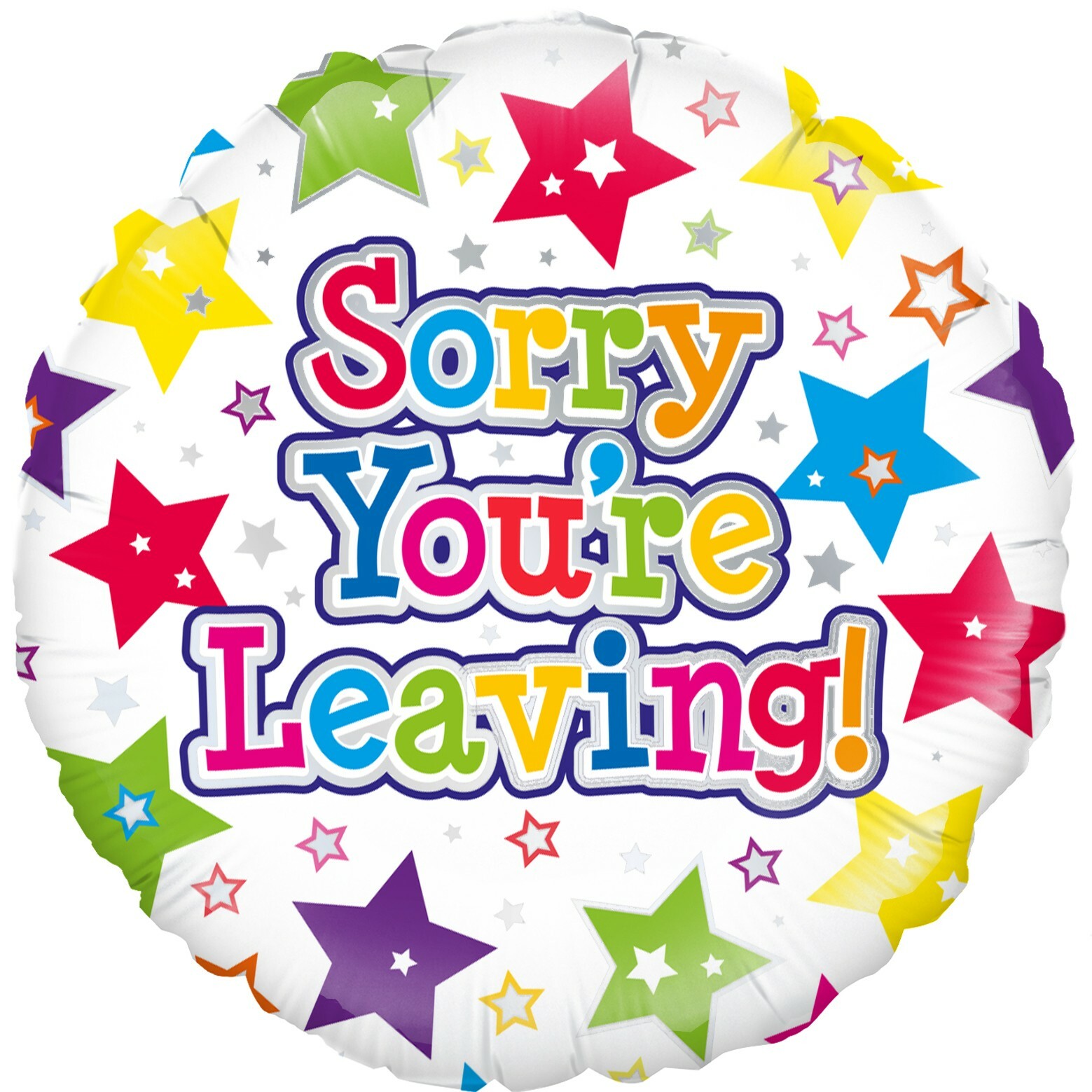 Sorry You're Leaving 18"" Foil Helium Balloon