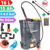 Akku SprüHgeräT RüCken DrucksprüHer 12V PumpsprüHer DüNger Gartenspritze 16 L