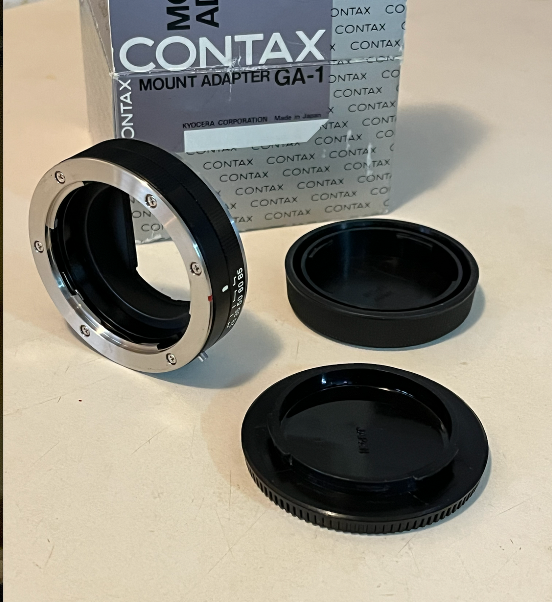 CONTAX マウントアダプター GA-1 Contax GA-1 Mount adapter to Mount Y/C Mount G W/ Box Cap | eBay