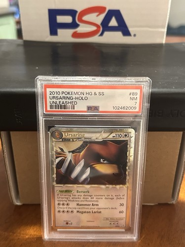 2010 Ursaring #89 Holo PSA 7! HERZGOLD & SILBER ENTFESSELT!
