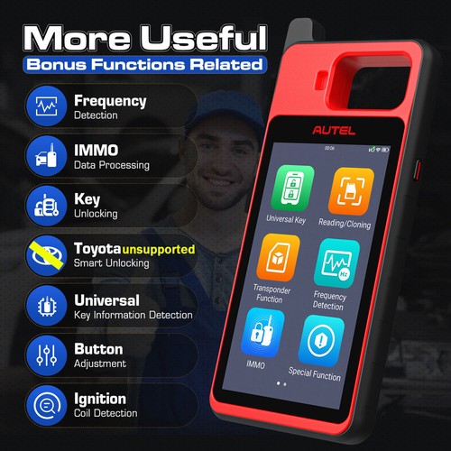 2025 Autel MaxiIM KM100 Key FOB PROGRAMMING Key Generation IMMObilizer 60sFaster - Bild 8 von 12