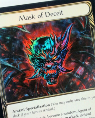 Mask of Deceit Legendary HNT011 The Hunted FAB NP Raindbow Mask of Deceit Legendary HNT011 The Hunted FAB NP Raindbow