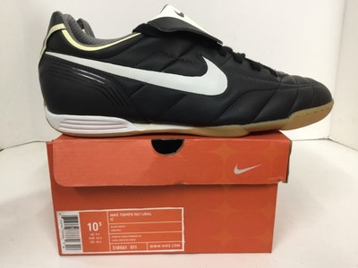 Nike Tiempo Natural IC Mens cleat Style#310061 011 black/white \