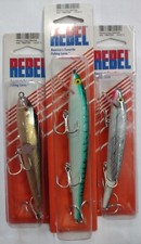 Lot of 3 NEW Pradco Rebel Saltwater  Lures 13020 V, 14020 V  $8.00 each