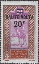 Timbre Haute Volta (Colonies françaises) 40 * (76706ET) - cote * : 25 €