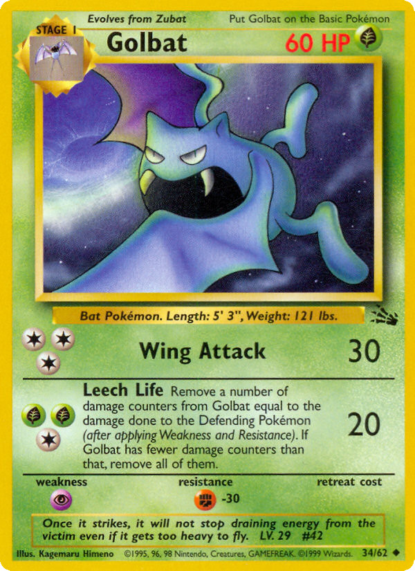 1999 Pokemon Fossil and Jungle: Choose Your Card! All Cards Available!