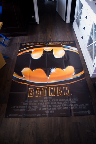BATMAN (1989) - Tim Burton - Original French Movie Poster – Large Fold