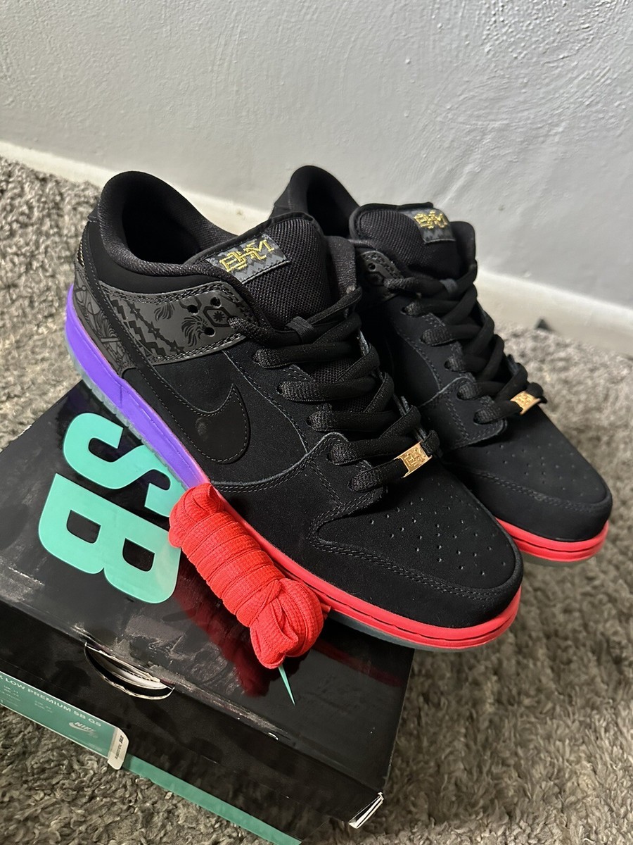 NEW! Nike Dunk Low Premium SB QS Black History Month Size 12 NEW! Nike Dunk Low Premium SB QS Black History Month Size 12