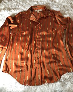michael kors shirts orange