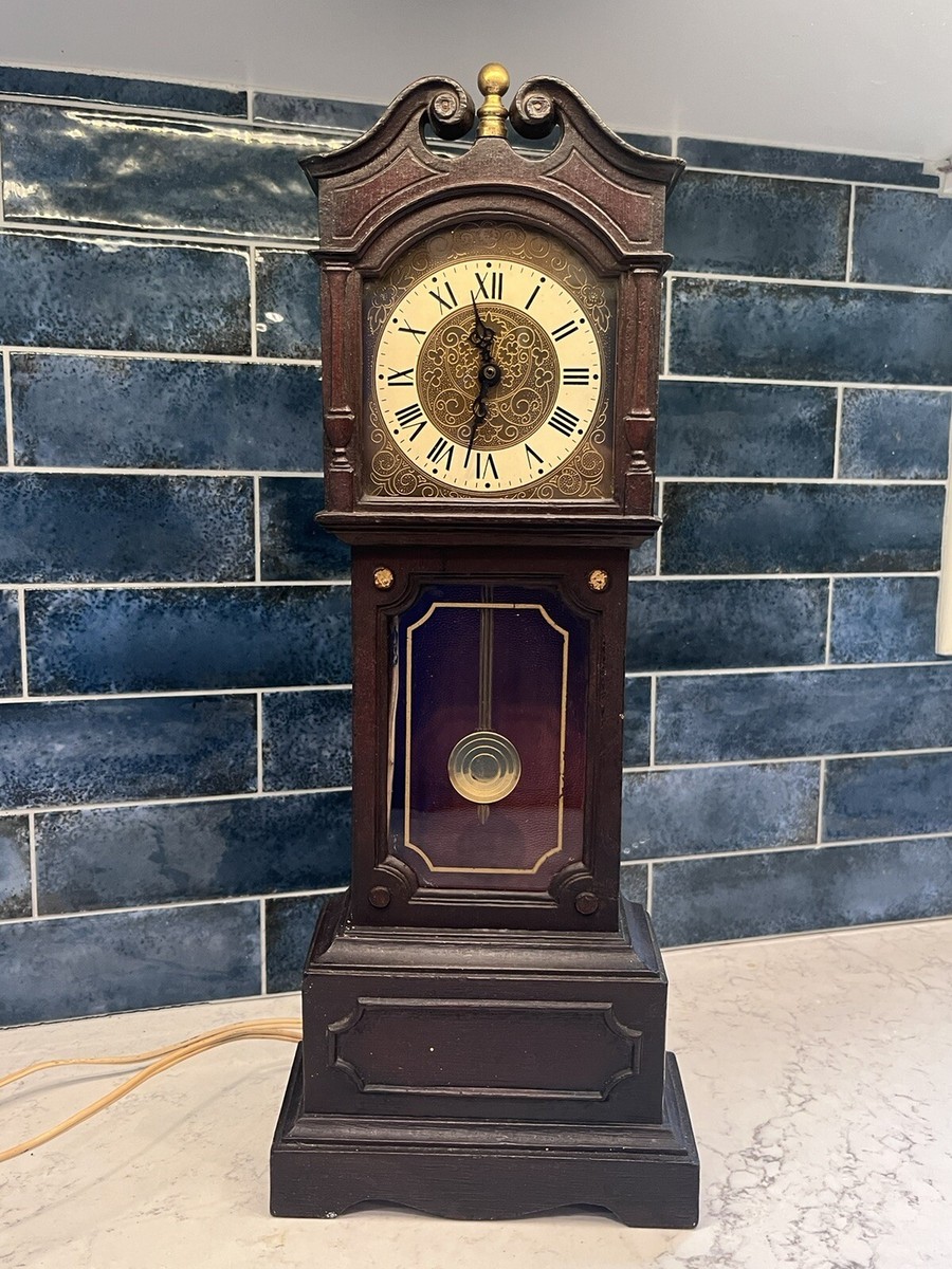 Miniature Electric Tabletop Grandfather Clock,Hamilton Ross
