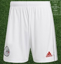 Image of adidas Ajax Home Shorts Mens - Ajax Amsterdam Football Short - White - All Sizes