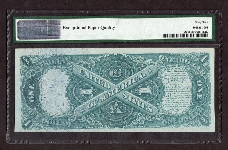 1875 $1 Legal Tender Note Fr. 26 - PMG 62 EPQ - Image 2 of 2