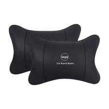 Universal Car Neck Pillow Breathe Cushion Headrest Pillow Leather For Honda