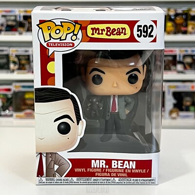 Funko Pop Television Mr Bean w/Teddy Bear Vaulted British Comedy Sitcom 592