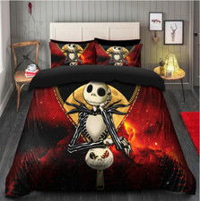 Jack Nightmare Before Christmas Moon Duvet Covers Set 4pcs