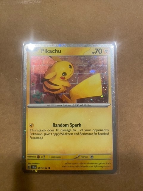 Pokemon TCG Temporal Forces Pikachu Cosmos Holo 051/162 | eBay