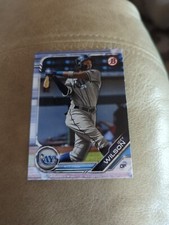  2019 Bowman Draft Base #BD-13 Izzy Wilson - Tampa Bay Rays