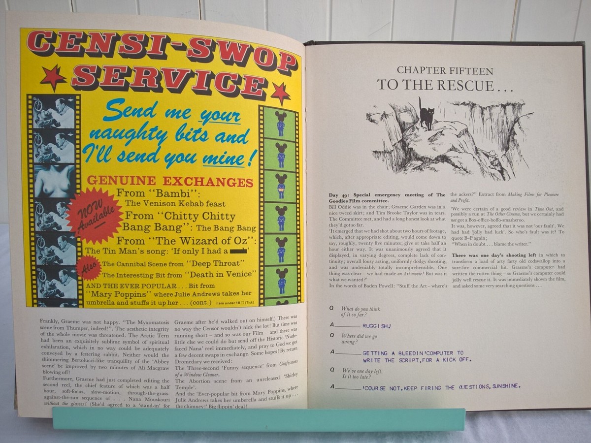 The Making of The Goodies Disaster Movie. Illustrated Hardback