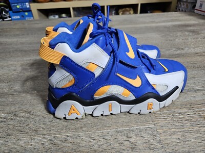 Rams Air Barrage Mid Racer Blue Men's Size Nike Air Barrage Mid
