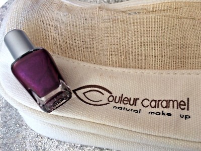 Vernis à Ongles Bio COULEUR CARAMEL - Teinte 12 'Prune Eternelle' - Excellente Tenue - Certifié Ecocert - Neuf