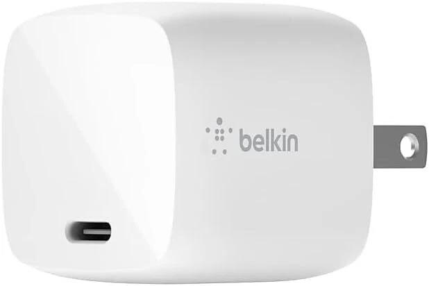 Belkin 30W GaN 壁式充电器 USB-C 转 USB-C 电缆 适用于 iPhone 15 Plus 15 Pro Max — 第 3/4 张图片