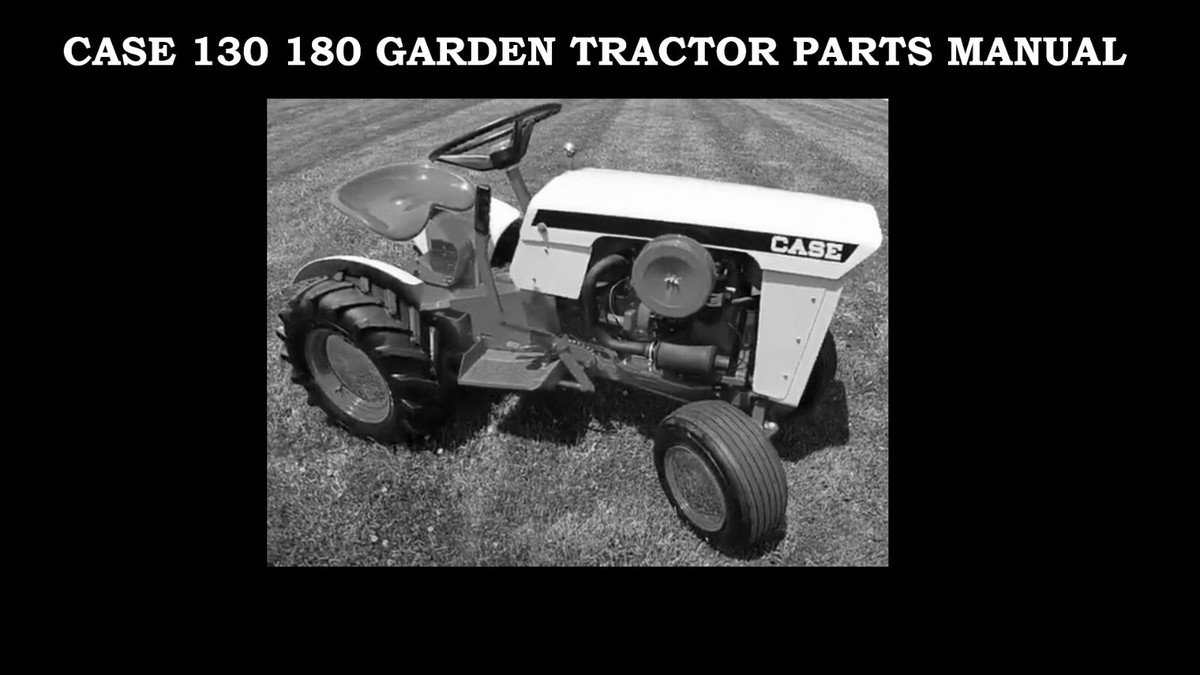 CASE 130 180 PARTS MANUAL -50pg w Exploded Diagrams for Tractor Service  Repair