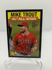 Topps 2021 Series 2 - Mike Trout #86AS-23 - 1986 All Star, Blue Parallel