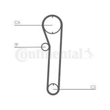 1x Zahnriemen CONTINENTAL CTAM CT680 passend für BEDFORD DAIHATSU SUBARU