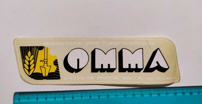 Aufkleber OMMA BASTIA UMBRA PERUGIA Vintage 80s Original