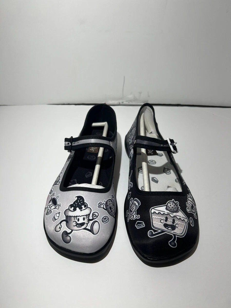 Rare Hot Chocolate Design Chocolaticas Mary Jane Shoes w Cupcake Size 7 37
