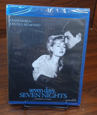 Seven Days Seven Nights (Blu-ray, 1960) Jeanne Moreau, Jean-Paul Belmondo-NEW