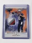 2024 Panini Origins #RPT-DMA Drake Maye Rookie Patches Orange 66/75 AB