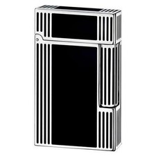 St Dupont Ligne 2 Lighter 016727 Black Chinese Lacquer Clear Ping Sound New St Dupont Ligne 2 Lighter 016727 Black Chinese Lacquer Clear Ping Sound New