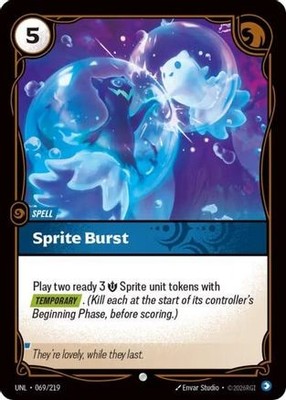 Sprite Burst 069/219 Common Unleashed Riftbound NM/M