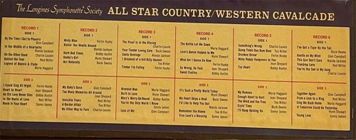 All Star Country / Western Cavalcade 6-LP Box Set NM Wanda Jackson Merle Haggard - Picture 5 of 14