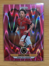 2025 Panini Prizm FIFA Club World Cup Kaito Yasui #95 Pink Seismic /299 (RC)