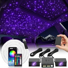 3001200pcs Car Headliner Star Light Kit Roof Glow Ceiling Lights Fiber Optic