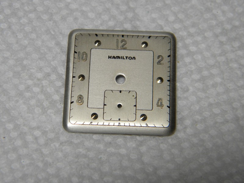 Very Nice Hamilton Metal Wrist Watch Dial Excellent Condition for Parts