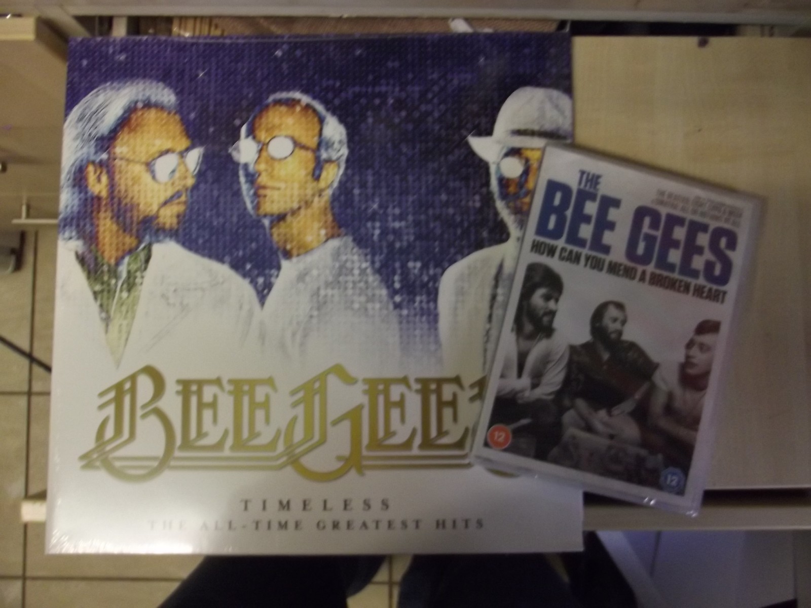 Bee Gees Timeless SEALED 2 COLOURED LP SET.+FREE BEE GEE'S SEALED HISTORY OF DVD