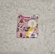 Little Sleepies PINK CAMP SLEEPIES Two Piece Shorts Pajamas SIZE 2T NIB NEW