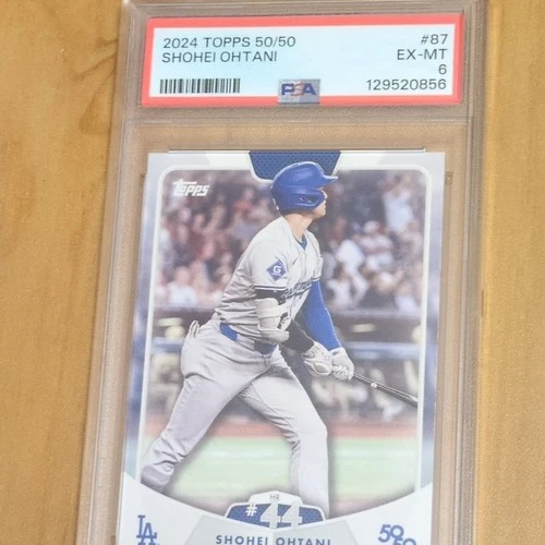 2024 Topps 50/50 Shohei Ohtani HR #44 #87 PSA 6 Base Set Dodgers